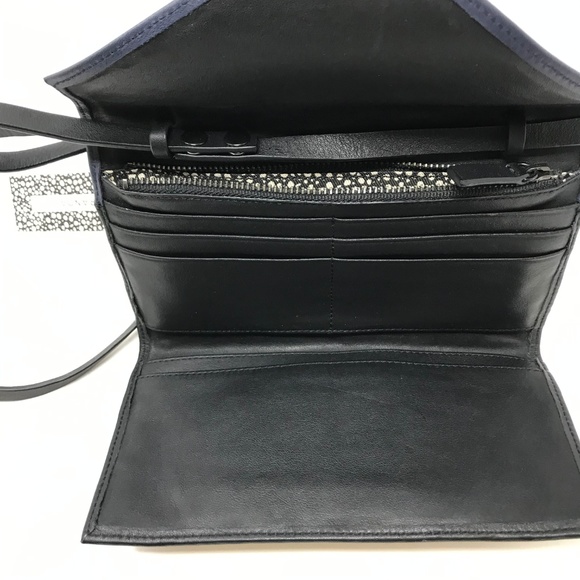 NWT Loeffler Randall Leather Crossbody Wallet Bag - Picture 5 of 6